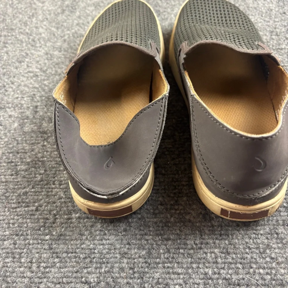 OLUKAI Women’s Grey Mesh Pehuea Slip On Loafers Sneakers size: 7.5 - Picture 7 of 12